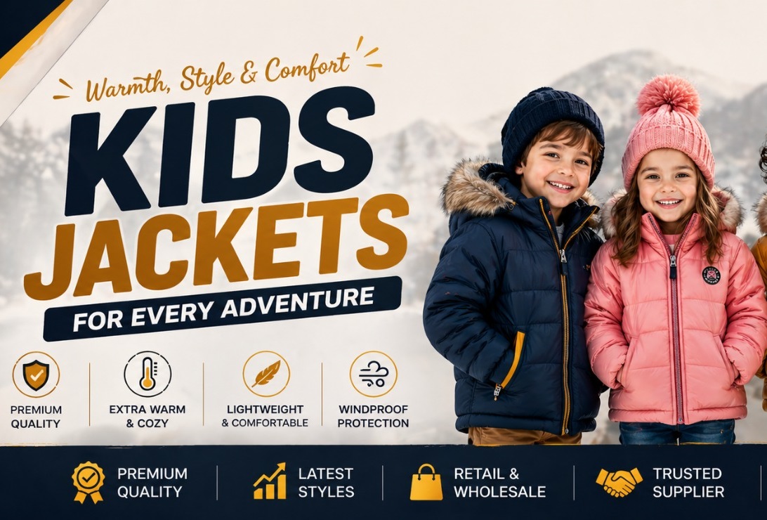Explore Trendy Kids Jackets � Warmth Meets Style This Winter